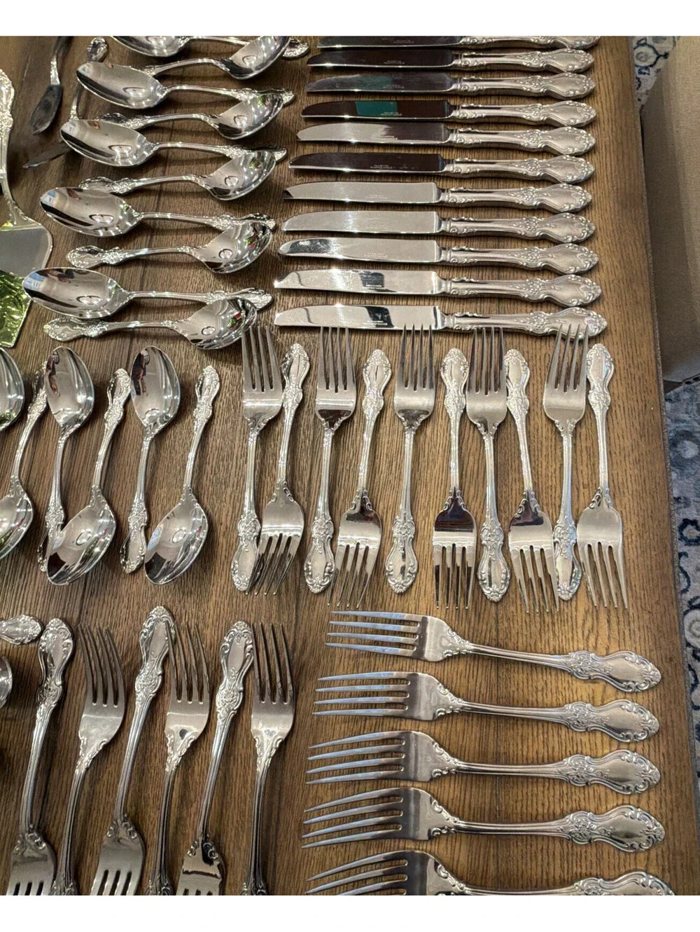 Reed & Barton Highgrove Stainless Flatware Set 73 Pc Service for 12 Serving